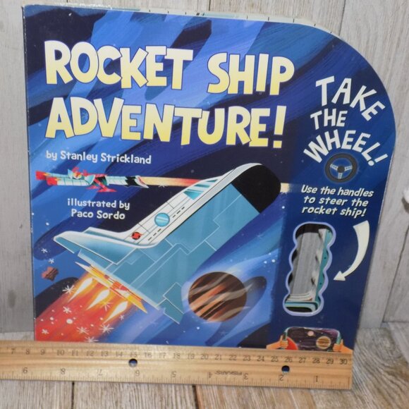 Rocket Ship Adventure! (Take the Wheel!) by Strickland, Stanley [Board book] - Picture 10 of 10
